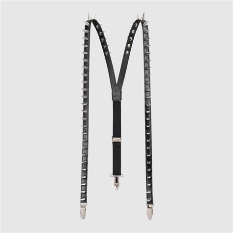 cheap gucci suspenders|gucci black studded suspenders.